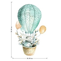 Hot Air Balloon Cartoon Wall Stickers Pvc Decorative Wall Stickers Home Decoration Wall Decals Wall Decorations 1pc