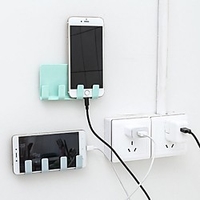 Hot Products Wall Holder Practical Charging Box Bracket Stand Shelf Mount Support Universal for Mobile Phone Tablet wallet