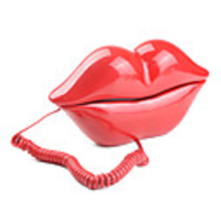 Hot Red Lips Telephone (Red)