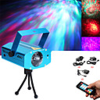 Hot Sale IR Remote Stage 9W RGB LED Water Wave Ripple Effect Stage Light Laser Projector Light ChristmasDisco Event Party