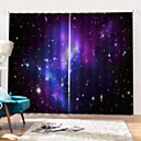Hot Sale Thick Blackout Curtain Fabric Waterproof Mouldproof Bath Curtains Heat / Sound Insulation for Dedroom / Living Room with Hook / Rings
