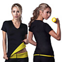 Hot Sweat Workout Tank Top Slimming Vest Sports Neoprene Yoga Gym Workout Exercise Fitness Stretchy Strength Training Tummy Control Sweat Control Fat Burner For Women
