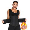 Hot Sweat Workout Tank Top Slimming Vest Sweat Shapewear Sports Neoprene Home Workout Yoga Fitness Adjustable Zipper Weight Loss Hot Sweat Fat Burning For Men Women