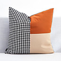 Houndstooth Style Fashion Pillow Case Cover Sofa Cushion Cover Living Room Bedroom Sofa Pillow Case Cover