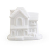 House Shaped White Mold Money Pot