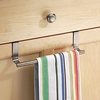 House Stainless Steel Cabinet Hanger Over Door Kitchen Hook Towel Rail Hanger Bar Holder Drawer Storage Bathroom Tools