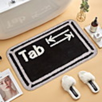 Household Floor Mats,  Bathroom Absorbent Mats,  Simple Letters,  Bathroom Non-slip Mats,  Bedside Carpets,  Bedroom Floor Mats,  Door Mats