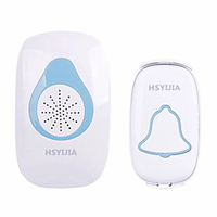 HSYIJIA Smart Wireless Doorbell Waterproof 300M Range Remote Door Bell 36 Chimes Door Ring for Home Security US Plug miniinthebox