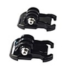 HTL-101Fast Assembling Mount Buckle for Gopro Hero 4/ 2 / 3 / 3 / SJ4000 - Black (2 PCS)