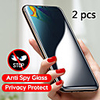 Huawei Screen Protector Huawei Enjoy 9 Plus Enjoy 8 Plus Enjoy 8 Enjoy 7C Y7 Prime Y7 Pro Y9 2018 Y6 2018 Y5 2018 High Definition HD Front Screen Protector 2 pcs Tempered Glass Anti Peeping