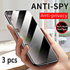 Huawei Screen Protector Huawei Enjoy 9 Plus Enjoy 8 Plus Enjoy 8 Enjoy 7C Y7 Prime Y7 Pro Y9 2018 Y6 2018 Y5 2018 High Definition HD Front Screen Protector 3 pcs Tempered Glass Anti Peeping
