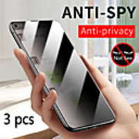 Huawei Screen Protector Huawei Enjoy 9 Plus Enjoy 8 Plus Enjoy 8 Enjoy 7C Y7 Prime Y7 Pro Y9 2018 Y6 2018 Y5 2018 High Definition HD Front Screen Protector 3 pcs Tempered Glass Anti Peeping