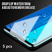 Huawei Screen Protector Huawei Enjoy 9 Plus Enjoy 8 Plus Enjoy 8 Enjoy 7C Y7 Prime Y7 Pro Y9 2018 Y6 2018 Y5 2018 High Definition HD Front Screen Protector 5 pcs Tempered Glass