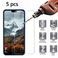 Huawei Screen Protector Huawei Mate 20 Mate 20X Mate 20 Lite Mate 10 Mate 10 Pro Nova 2 Nova 2S Nova 2 Plus Honor 8C Y6 2018 High Definition HD Front Screen Protector 5 pcs Tempered Glass
