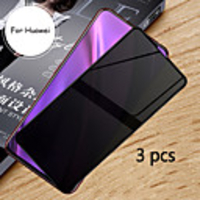 Huawei Screen Protector Huawei Nova 7i Nova 6 SE Nova 5Z P40 P40 Lite Honor 30S Enjoy 9A High Definition HD Front Screen Protector 3 pcs Tempered Glass Anti Peeping