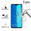 Huawei Screen Protector Huawei Nova 7i Nova 6 SE Nova 5Z P40 P40 Lite Honor 30S Enjoy 9A High Definition HD Front Screen Protector 5 pcs Tempered Glass