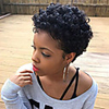 Human Hair Blend Wig Curly Classic Short Hairstyles 2020 Berry Classic Curly Natural Black 1B Medium Brown Dark Wine Daily