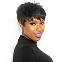 Human Hair Blend Wig Short Straight Layered Haircut Short Hairstyles 2020 Berry Classic Straight Black Blonde Brown Natural Capless Women
