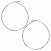 humble chic thin hoop earrings for women - hypoallergenic lightweight wire threader loop drop dangles,  safe for sensitive ears,  925 white - 2 inch,  sterling silver-electroplated,  large hoops,  50mm