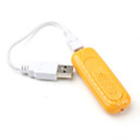 Hutuichong KW-1808 USB Rechargeable Windproof Green Electronic Cigarette Lighter