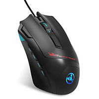 HXSJ S600 Wired USB Optical Gaming Mouse / Office Mouse RGB Breathing Light 7200 dpi 6 Adjustable DPI Levels 9 pcs Keys 9 Programmable Keys miniinthebox