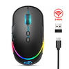 HXSJ T200 Wireless 2.4G Optical Gaming Mouse / Office Mouse RGB Light 3200 dpi 3 Adjustable DPI Levels 7 pcs Keys miniinthebox