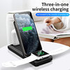 HYD-H6 3-IN-1 15W Wireless Charger for Apple Watch Air Pods Pro iPhone Mobile Phone Stand Charging Dock For Apple Watch 6 5 4 3 iPhone 12 11 8 Xs Max Air pods 1 2 3 Pro Samsung S21 S20 miniinthebox