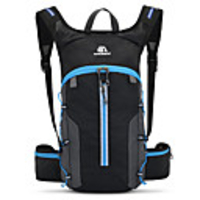 Hydration Backpack Pack Lightweight Fast Dry Breathability Wearable Outdoor Fitness Camping Jogging Oxford Black / Orange Black Black / Blue