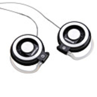 Hyundai Stylish Clip-on Stereo Earphone Silver