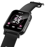 HZ28 Smartwatch for Android iOS 1.7 inch Screen Size Blood Pressure Measurement Sports Smart Blood Oxygen Measurement Custom Dial Pedometer Call Reminder Sleep Tracker Sedentary Reminder Men Women miniinthebox