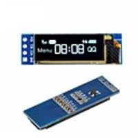 I2C OLED Display Module 0.91 Inch I2C SSD1306 OLED Blue Screen Driver DC 3.3V5V for Arduino