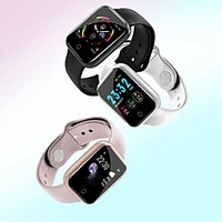 I5 Smartwatch for Android iOS Samsung Xiaomi Apple Bluetooth 1.3 inch Screen Size IP 67 Waterproof Level Waterproof Touch Screen Heart Rate Monitor Blood Pressure Measurement Sports Pedometer Call miniinthebox