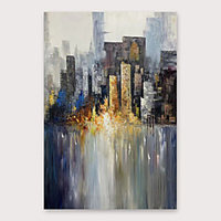 IARTS Hand Painted abstract Oil Painting with Stretched Frame For Home Decoration With Stretched Frame