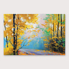 IARTS Hand Painted autumn Oil Painting with Stretched Frame For Home Decoration With Stretched Frame