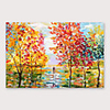 IARTS Hand Painted autumn Oil Painting with Stretched Frame For Home Decoration With Stretched Frame