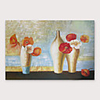 IARTS Hand Painted safflower Oil Painting with Stretched Frame For Home Decoration With Stretched Frame