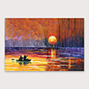 IARTS Hand Painted setting sun Oil Painting with Stretched Frame For Home Decoration With Stretched Frame