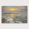 IARTS Hand Painted setting sun Oil Painting with Stretched Frame For Home Decoration With Stretched Frame