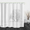 Ice World Digital Printing Shower Curtain Shower Curtains Hooks Modern Polyester New Design