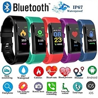 ID115 PLUS Unisex Smartwatch Smart Bracelet Smartwatch Bluetooth Water Resistant / Waterproof Heart Rate Monitor Bluetooth Smart Calendar / date / day Pedometer Fitness Tracker Sleep Tracker Heart