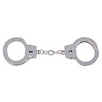 Imitation Double Handcuffs Shape Metal Keyring Car Waist Hanged Key Chain Pendant