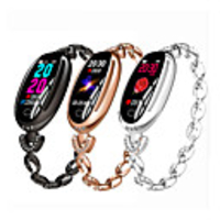imosi E68 Women Smart Bracelet Smartwatch Android iOS Bluetooth Waterproof Touch Screen Heart Rate Monitor Blood Pressure Measurement Sports Stopwatch Pedometer Call Reminder Activity Tracker Sleep
