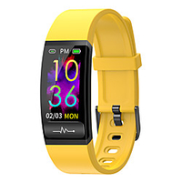 iMosi F14 Smart Watch 0.96 inch Smartwatch Fitness Running Watch Bluetooth ECGPPG Temperature Monitoring Pedometer Compatible with Android iOS Men Women Message Reminder Call Reminder Step Tracker miniinthebox