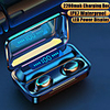 imosi F9-6S TWS True Wireless Earbuds Bluetooth Stereo Binaural Call Touch Control Earphone With Magnetic Switch Large Capcity Charging Box Power Bank LED Digital Display Headset For Sport Fitness