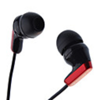 In-Ear Stereo Earphones (Red/Black)