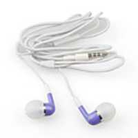 In-ear Stereo Headphone with Mic for iPhone 4/3G/3GS (blue)