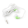 In-ear Stereo Headphone with Mic for iPhone 4/3G/3GS(green)