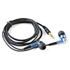 In-Ear Stereo Headphones Thick Cable 90cm (blue)