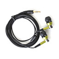In-Ear Stereo Headphones Thick Cable 90cm (green)