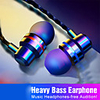 In-Ear Wired Earphone 3.5mm Stereo Earphones Music Sport Gaming Headset With Mic